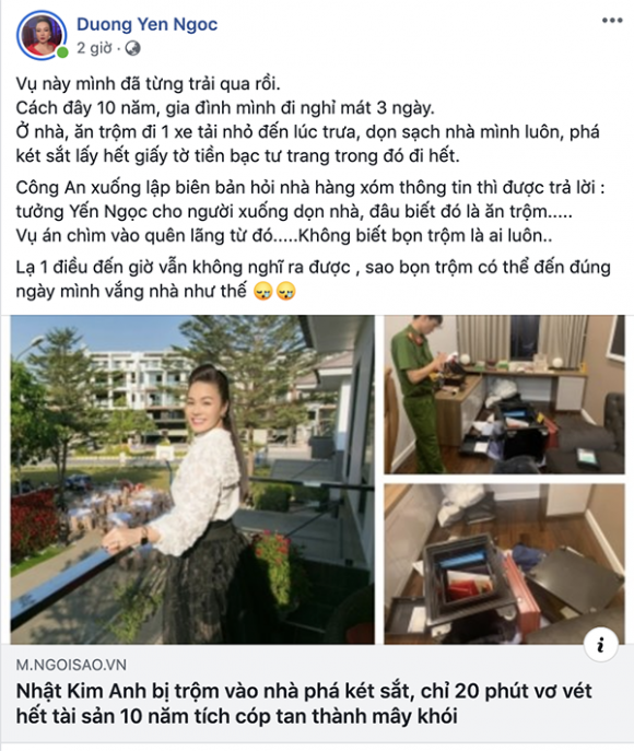 Dương Yến Ngọc, ca sĩ Nhật Kim Anh, sao việt